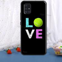 Teniso kamuoliukų raketės Samsung A72 A52 A32 A12 A02S A20e A21S A10 A40 A50 A70 A11 A31 A41 A71 A51 telefono dėklas Samsung A10 white