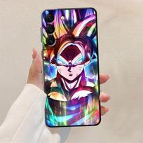 Anime Dragon animacinis dėklas, skirtas Samsung Galaxy S10 S21 S8 S22 Ultra 5G S21 Plus S10e S20 FE S9 S7 S8Plus juodas minkštas dangtelis buferiui Samsung S7 brown