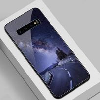 Road view dėklas Samsung S22, stiklinis galinis dangtelis, S10 dėklas Galaxy S8 S9 S10 plius Note 8 9 10 plius S10e S20 plius ultra Samsung S8&Glass case