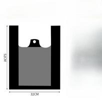 Šiukšlių maišai Buitinis storas nešiojamas biuras su dideliu bendrabučiu su studentų vidutinio dydžio šiukšlių maišais juoda 50 regular 32cm*52cm juoda