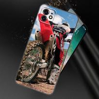 Motokroso Cross Purvo Dviračių Telefono Dėklas Apple iPhone 13 12 Mini 11 Pro XS Max XR X 8 7 6S 6 Plus SE 2022 2020 5S 5 Juodas Dangtelis iPhone 13 Pro Max