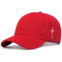 Madinga šoninio kryžiaus siuvinėjimo beisbolo kepurė Medvilnė Trucker Hat Pavasaris Ruduo Lauke Hip hop kepurės kepurės nuo saulės raudona