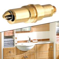 Click Clack Plug Bolt Bolt Spring Brass Parts Replacement beige