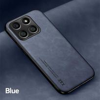 Shockproof Case for Honor X8b X6b X8a 5G Protective Cover Built-in Magnetic Suction Car Holder Coque Funda Capa For Honor X8b mėlyna