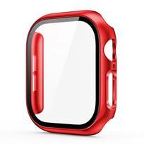 Grūdintas stiklas + dangtelis Apple Watch serijos 10 46 mm 42 mm buferio ekrano apsauga Matinis kietas kompiuterio dėklas, skirtas iWatch 42 46 priedams For Apple Watch 10 46mm šviesiai žalios spalvos/juoda