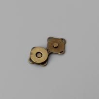 Magnetinė slyvos žiedo spaudė kailiams ir bagažui - paslėpta motinos ir vaiko sagtelė 18mm bronza
