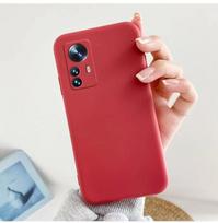 Skysto silikono dėklas Xiaomi Redmi Note 12s, apsauga objektyvui, smūgiams atsparus dangtelis Redmi Note12s Note 12 S, matinis dėklas, Couqe Redmi Note 12s raudona