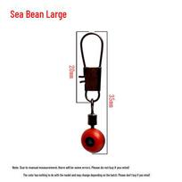 Jūrinės žvejybos greito fiksavimo plūdės jungtis su aštuoniukės formos slankiojančiu žiedu Sea Bean [1 piece]