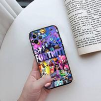 ED20 F-Fortnites telefono dėklas, skirtas Samsung A35 A25 A24 A15 A05S A05 M55 M35 M15 A06 A16 A02 A12 A13 A10 A20 A30 A22 A31 A32 A33 A41 A42 A50 Samsung A35 5G tamsiai mėlyna