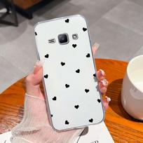 Mielos minkštos telefono dėklai Samsung J7 J8 J6 J5 J4 J3 J2 J1 Prime J6+ J4Core J2Pro J5Prime viršeliai Animacinis katinas Silikonas Apsauga kamerai Samsung Samsung J1 2016 white