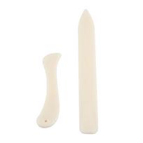 2PCS/Set White Bone Folder Paper Creaser Tool Scoring Folding Creasing Edges white