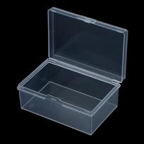 Plastikinė dėžutė Stačiakampė plastikinė permatoma su dangteliu laikymo dėžutės kolekcija 8.6*5.6*3.5cm