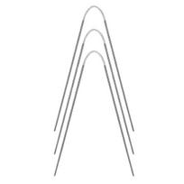 3 vnt. apskritos kojinių mezgimo adatos nerūdijančio plieno mini audimo rankdarbių įrankiai, vilnos medvilnės verpalai, mezgimo „pasidaryk pats“ priedai 3mm-3Pcs