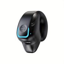 Itin maži TWS belaidės Bluetooth ausinės su triukšmo slopinimu balsiniams skambučiams, sportinės verslo ausinės išmaniesiems telefonams juoda