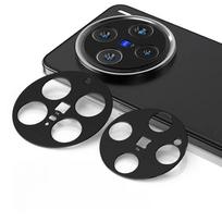 For Vivo X200 Pro Mini Rear Camera Lens Cover Case for VivoX200 X200Promini Back Aluminum Alloy Metal Camera Protector Ring Film Vivo X200 Pro Mini juoda