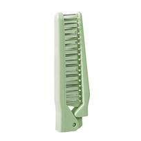 Portable Folding Hair Comb Double Headed Travel Hair Combs Pocket Folding Hair Comb Brush Comb Travel Outdoor for Women žalia