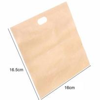 Patogios daugkartinės nelimpančios kepimo maišeliai skrudintai duonai, skrudintuvų maišeliai keptiems sūrio sumuštiniams 2 PCS beige