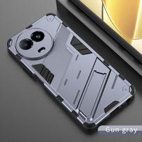 Armor Case For Realme 11 10 7 8i 9i 8 9 Pro Plus GT Neo 2 3 5 2T 3T C51 C53 C55 Shockproof Back Coque for OPPO A58 A78 4G Cover OPPO A58 4G pilka spalva