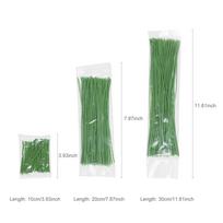 100PCS Adjustable Plant Ties Flexible Plant Cable Ties Garden Ties Plant Support Tree Vine Ties for 10CM white