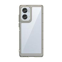 For Cover Moto Edge 50 Fusion Case Motorola Moto Edge 50 Fusion Capas Shockproof Transparent Clear Fundas Moto Edge 50 Fusion Moto Edge 50 Fusion skaidri juoda spalva