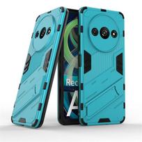 For Xiaomi Poco C61 Case Cover Poco C61 Capas New Phone Bumper Back Armor Kickstand Shockproof Cover For Poco C61 C 61 Fundas For Poco C61 mėlyna