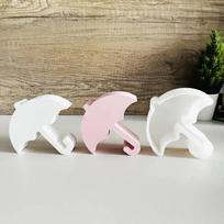 Handmade Small Umbrella Silicone Mold Scented Plaster Car Aromatherapy Molds Candle DIY Cement Plaster Epoxy Resin Mold