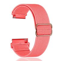 Ištraukiamas nailoninis laikrodžio dirželis Xplora X6 - 18/19/20/22 mm 19mm Small Buckle rožinė raudona spalva
