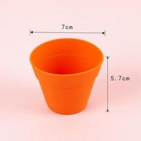 1 vnt. gėlių vazonas Silikoninė pyrago forma Kūrybingas keksiuko, cupcake, muso kepimo puodelis Virtuvės kepimo įrankiai Pyrago dekoravimo įrankis 1PC red