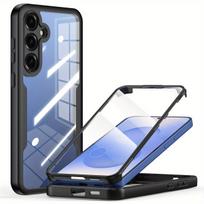 360 Full Body Transparent Phone Case For Samsung Galaxy S25 S24 S23 S22 S21 Ultra Screen Protector Cover For SAM A15 A14 A54 A53 S25 juoda