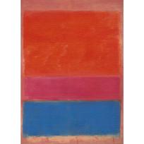 Marko Rothko muziejaus paroda Modernaus abstraktaus meno plakatas Drobės tapyba Sieniniai spaudiniai Paveikslas svetainei Namų dekoras 21cm×30cm NoFrame