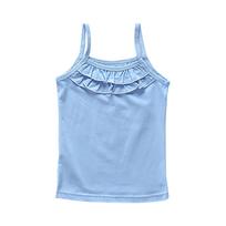 Kids' Tank Top - Summer Sleeveless Undershirt 100 tamsiai mėlyna spalva