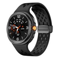 Magnetic Buckle Strap for Samsung Galaxy Watch 8 Classic 8 46mm Silicone Band for Galaxy Watch 8 44mm 40mm Accessories Galaxy Watch 8 40mm juoda