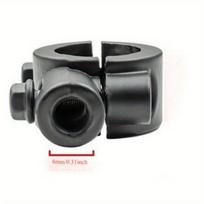 Juodas motociklo vairo 8 mm veidrodžio sriegio tvirtinimo laikiklis apkabos adapteris M8