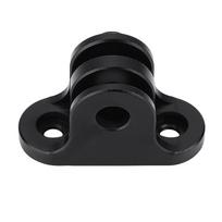 Dviračio kompiuterio metalinis laikiklis Kameros adapterio tvirtinimas Gopro (Juoda) juoda