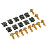 5*16MM Motorcycle Fairing Body Bolt Kit Screw Spire Speed Fastener Clip Nut