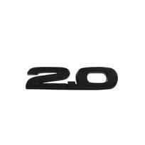 3D 2.0 Automobilio sparno šoninės bagažinės pavadinimo lentelės lipdukas emblema ženklelis lipdukas black