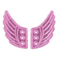 Kids Foils Shoes Sneaker Angel Wing Girls Boys Clothing Decor Diy Accessories rožinė