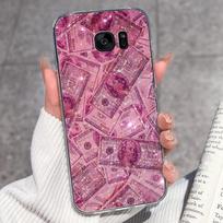 Skirta Samsung Galaxy S7 S6 edge S7+ S6+ S5 S10+ S11+ S10e Žiauraus Gepardo Rašto telefono dėklas Skaidrus TPU Premium apsauginis dangtelis Samsung korpusui Samsung S7 edge