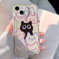Dėklas telefonui iPhone 11 12 13 14 15 16 17 Pro Max Dėklas Samsung A36 A56 A06 A05 A15 A55 Dėklas Xiaomi 11 12 Redmi 12C Note 11 12 13 9 10 C65 Mielas iPhone 11 Pro Max gryna