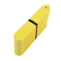 100Pcs Plant Labels High Toughness Anti-deform Plastic Plant Tags Potted Flower Classification Sign Marks for Yard geltona