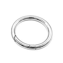 Zinc Alloy Round Hiking O-ring Keyring Spring Snap Hook Clip Buckle Carabiner M