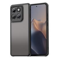 Matinis smūgiams atsparus dėklas Moto Edge 60 Fusion Apsauginis dangtelis su visapusiška apsauga Moto G57 G56 G86 G Play 2025 G Power Motorola Moto Edge 2025 juoda