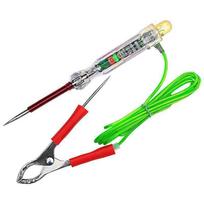 6–24 V automobilių LED grandinės testerio bandomoji lemputė su dviem zondais, 47 colių antifrizo vielos aligatoriaus spaustukas bandymui 1pcs