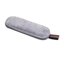 Travel Cutlery Pouch Felt Utensil Organizer Bag with Zipper Compact Fork Spoon Knife And Chopsticks Storage Case for Camping Hiking Picnic šviesiai pilka spalva