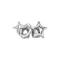 Multifunctional Fang Grillzs Unique Copper Mouth Jewelry Hollow Star Shape Costume Accessory Suitable for Role Playing