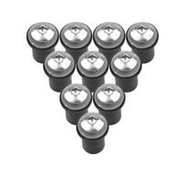 Universalus M5x16mm Motociklo Priekinio Stiklo Varžtų Veržlių Rinkinys sidabras