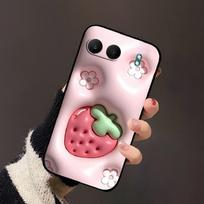 For OnePlus Nord 4 5G Phone Case Cute Cartoon Flowers Black Silicone Soft Back Cover For OnePlus Nord 4 5G ShockProof OnePlus Nord 4 5G