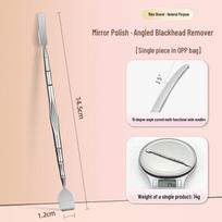 Stainless Steel Dual-Head Blackhead Remover Tool - Acne Needle & Nose Scraper Cleaner No Extra white