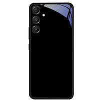 Skirta Samsung A26 5G dėklas Kietas PC Grūdintas stiklas Telefono dangtelis Skirta Samsung Galaxy A36 A56 5G Madingas Gyvūno stiklo apsaugos dėklai Galaxy A56 juoda