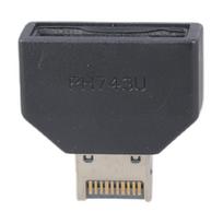 USB 3.0 19Pin 20Pin į USB C jungties adapteris, vertikalus TypeE konverteris pagrindinėms plokštėms 1 black